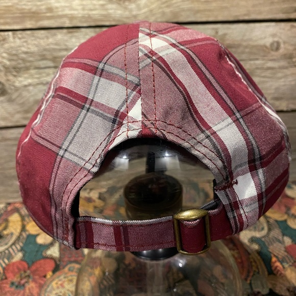 NWOT Awesome LOVE YOUR MELON Adjustable Plaid Cap - Made in USA, OSFM - Picture 4 of 9